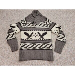 American Eagle Outfitters Sweater Men Medium Acrylic Wool Blend Knit Long Sleeve